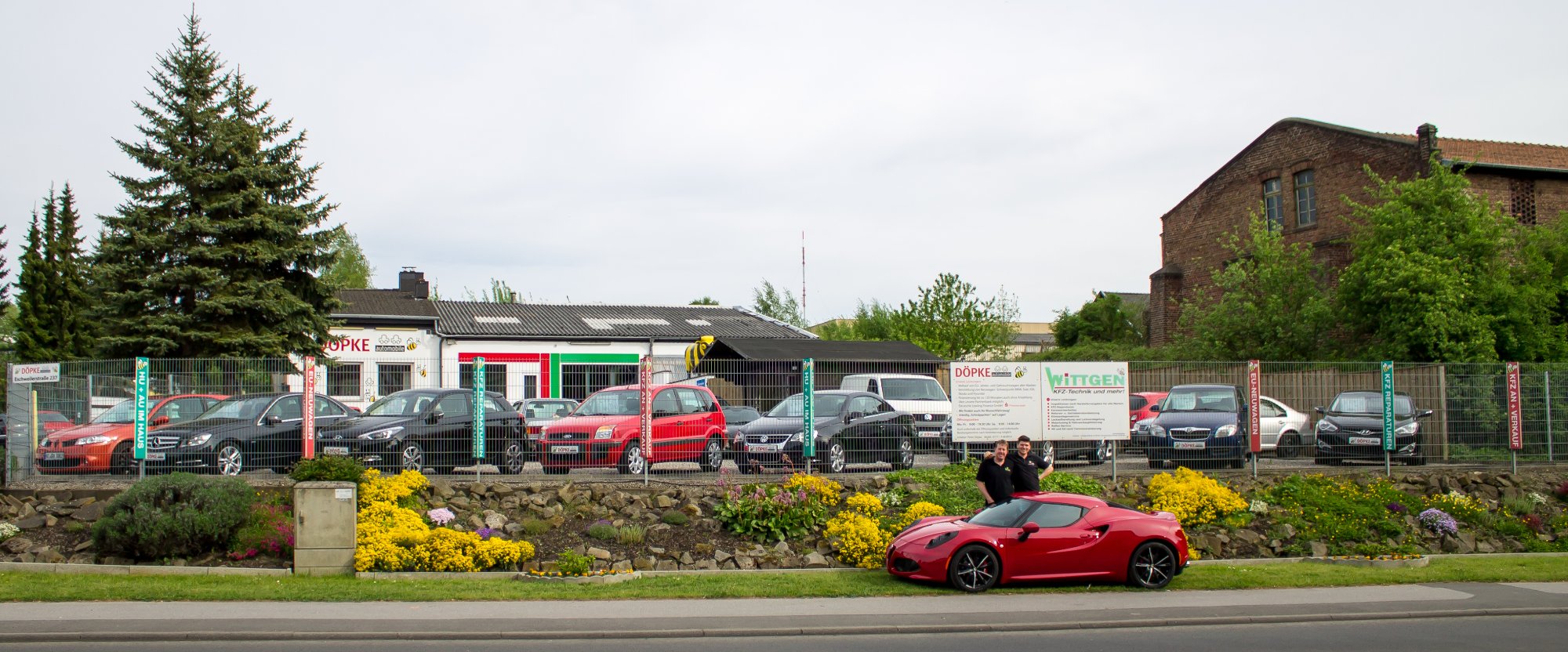 DÖPKE automobile — Autohaus und Geländeansicht Eschweilerstraße 237, Stolberg bei Aachen